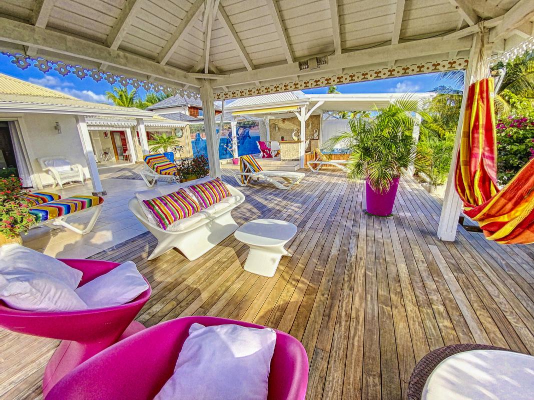 Location Villa 3 chambres Baie Nettlé St Martin-salon-4